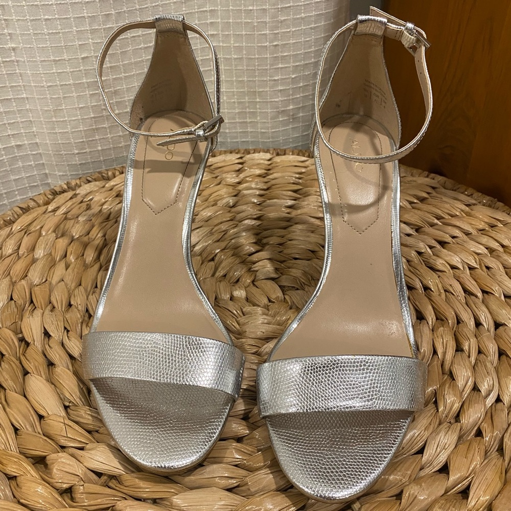 Aldo Silver Heels